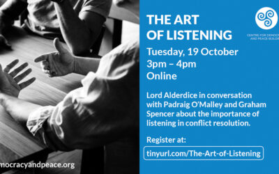 The Art of Listening Webinar | 19 October | 3pm – 4pm