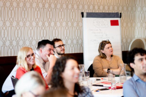 Fellows attend Climate and Sustainability session.