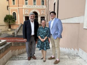 (l-r) Lord Alderdice, Eva Grosman, Zachary Hutchinson.